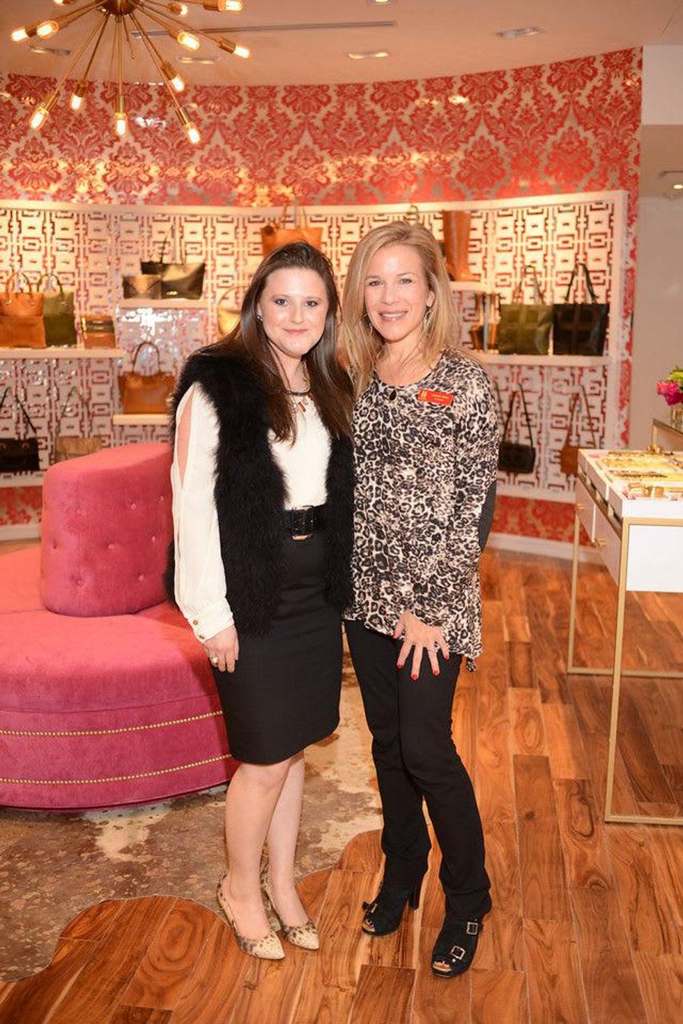 1 Jessica Ogden, left, and Larissa Linton at the Elaine Turner BLVD Place Grand Opening Party December 2014