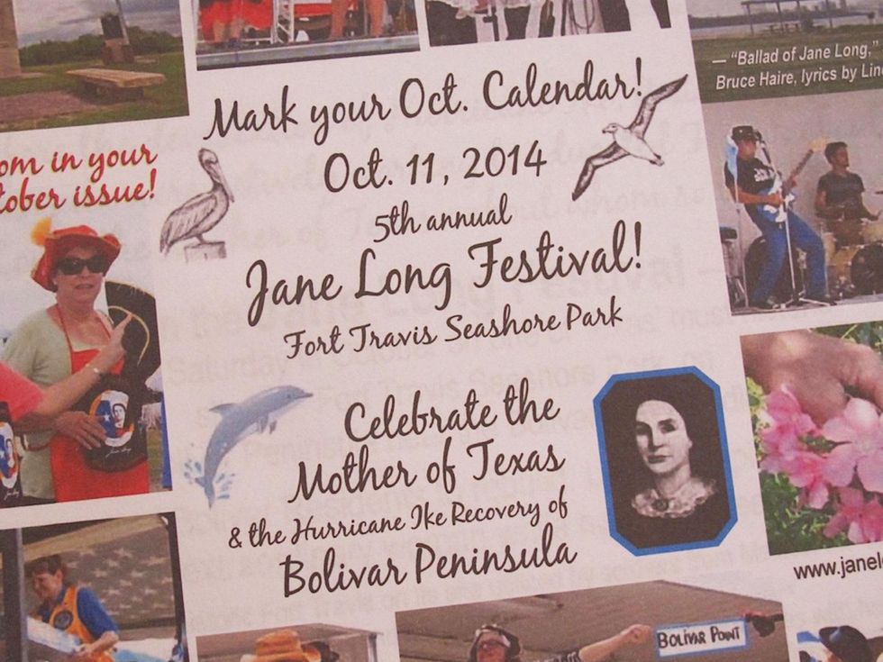 1 Katie Oxford Fifth Annual Jane Long Festival and Lecture Series September 2014