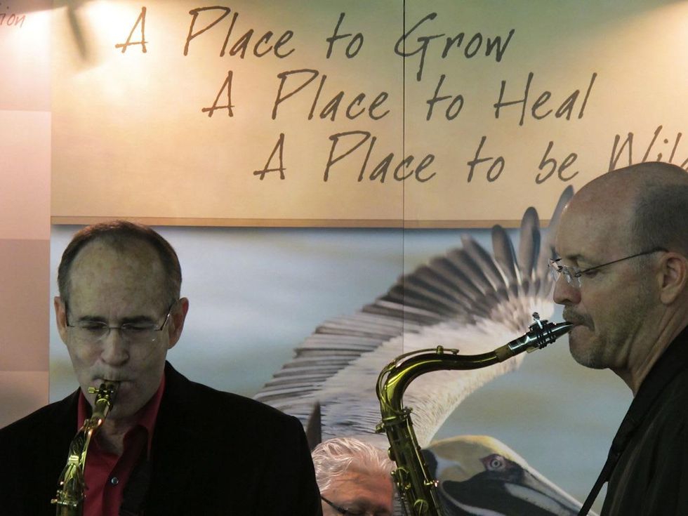 1. L to R - Lindy Pollard and Don Kelly of The WCT Rescues Katie Oxford Wildlife Center of Texas December 2014