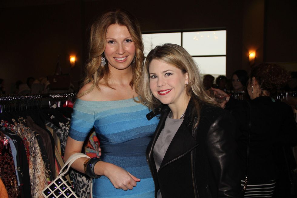 1 Lea Bodie, left, and Robin Johnson at the Rodeo Trailblazer Awards Luncheon February 2015