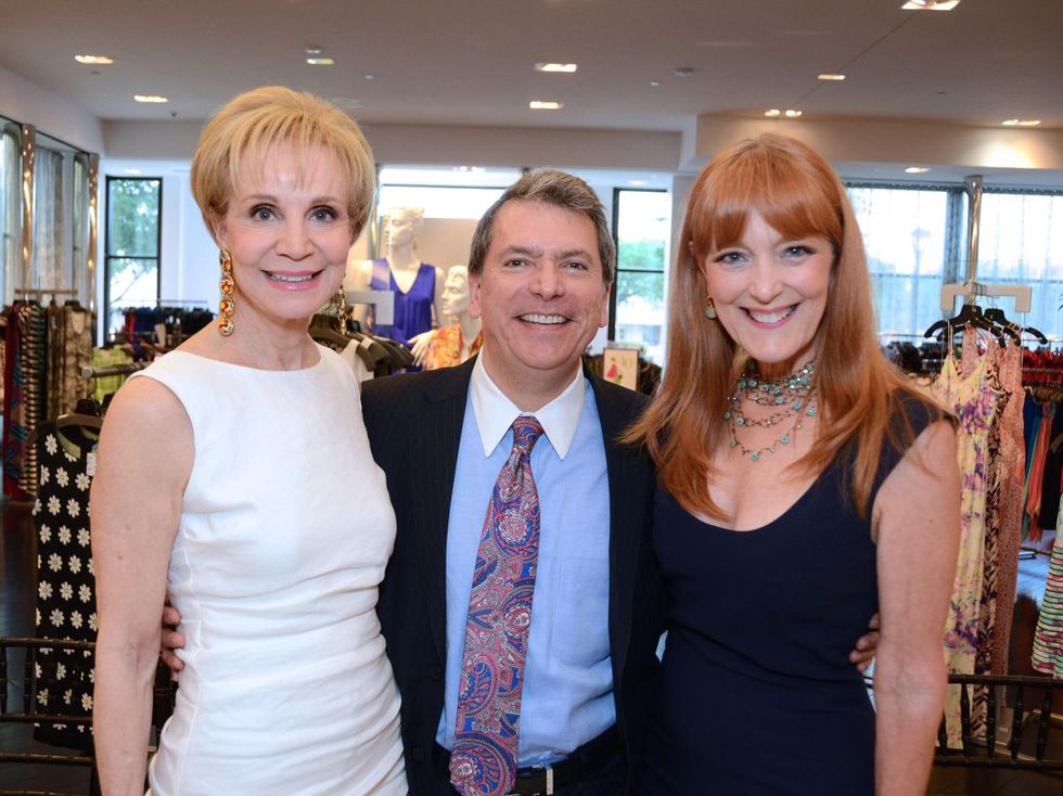 1 Leisa Holland-Nelson, from left, Roland Garcia and Gracie Cavnar at Fashion Gene at Tootsies May 2014
