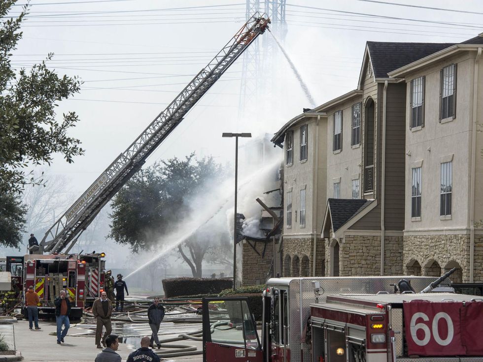 1 Remington Park Apartments fire January 2014