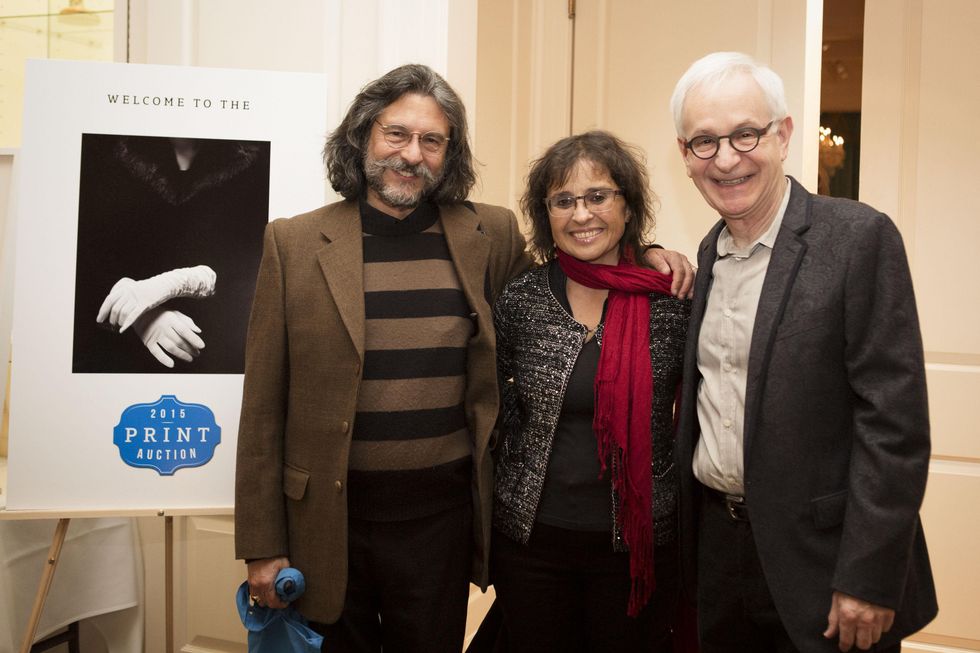 1 Roberto Fernandez, from left, Alicia Ibanez and Frazier King at the Houston Center for Photography Print Auction February 2015