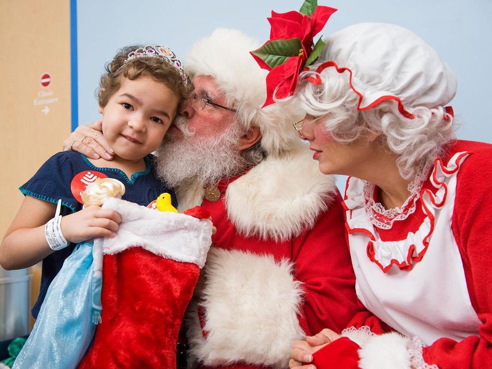 1 Santa at Texas Children's Hospital December 2013