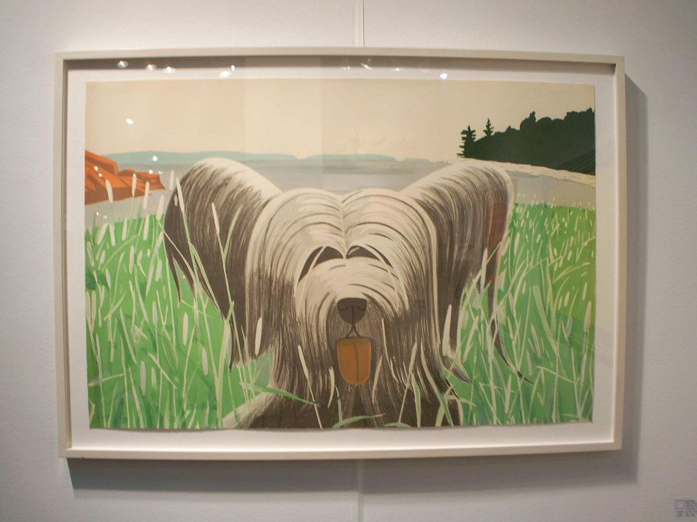 1 Texas Contemporary Art Fair preview October 2013 Alex Katz Dog at Ducktrap