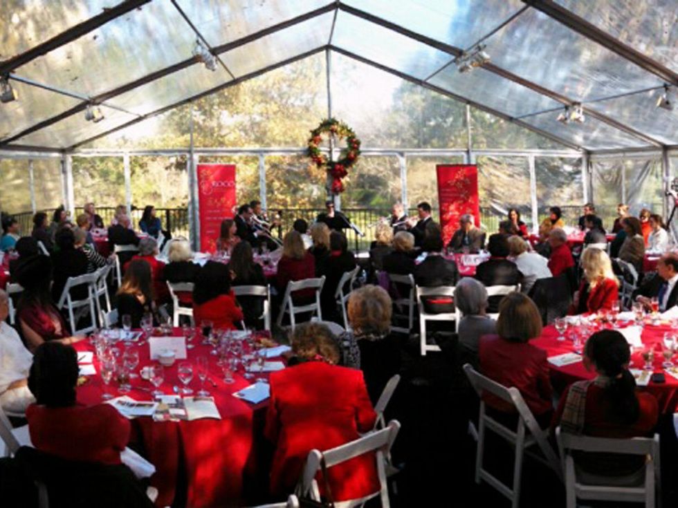 1 The venue at the ROCO Yuletide Concert at Bayou Bend December 2014