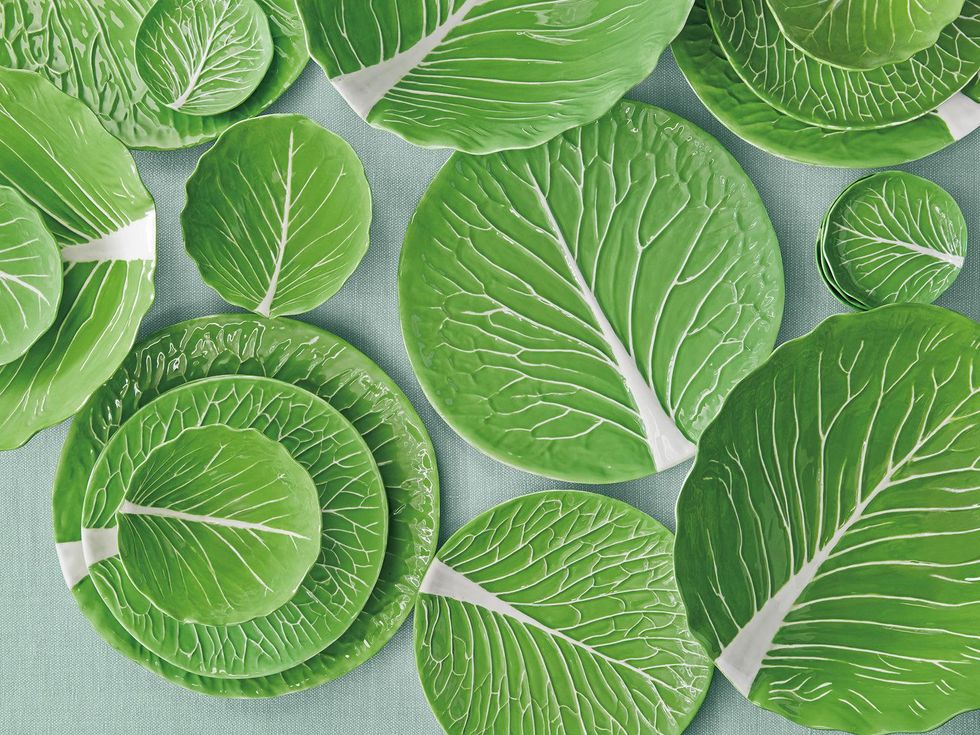 Tory Burch's private collection of the original lettuce- and cabbage-inspired  dinnerware. - CultureMap Houston