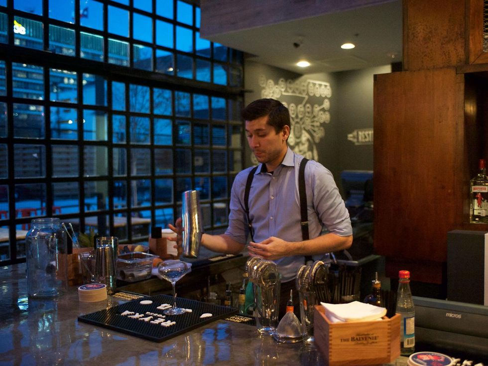 1 Wooster's Garden in Midtown December 2014 bartender