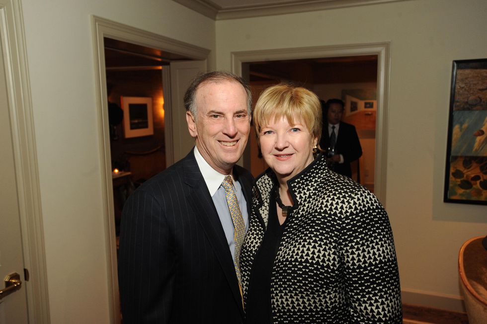 10 3354 Jack and Leslie Blanton at the Reception Honoring Mayor for Arts Leadership February 2015