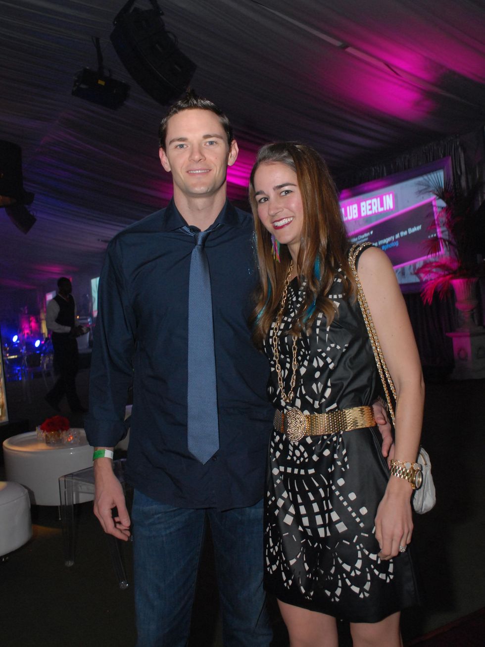 10 4092 Ryan and Emily Sweeney at Club Berlin Baker Institute party November 2013