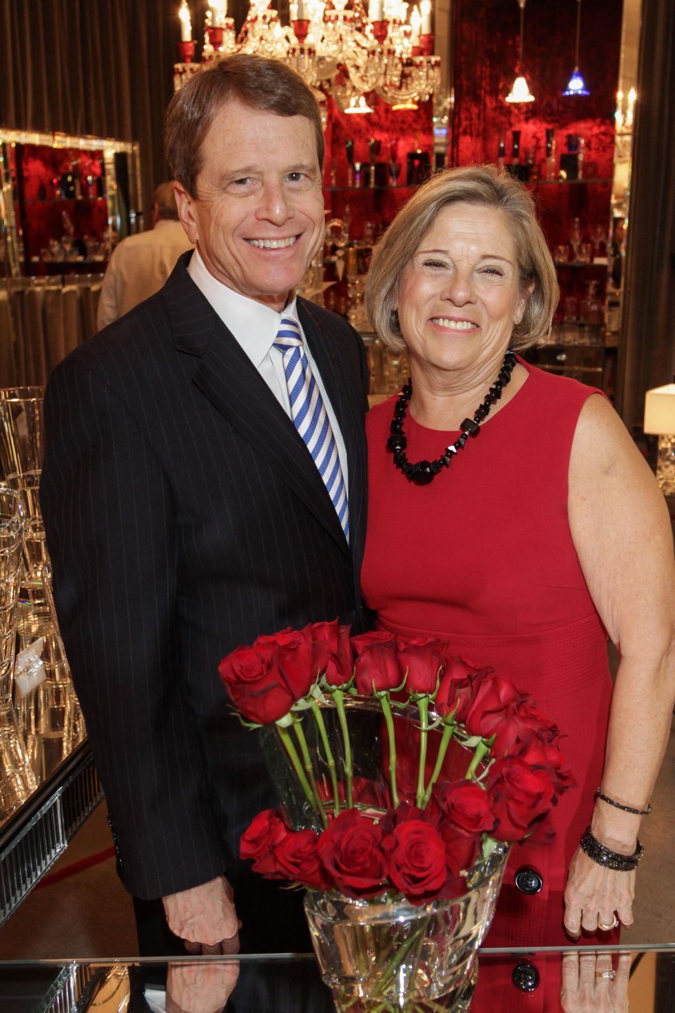 10 6556 Dean and Jane Gladden at the Baccarat anniversary party November 2014