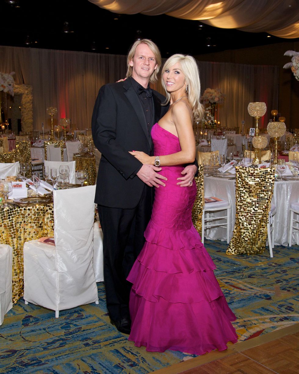 10 8068 Dr. Mark Mettauer and Marissa Mettauer at the American Heart Association's Montgomery County Heart Ball February 2015