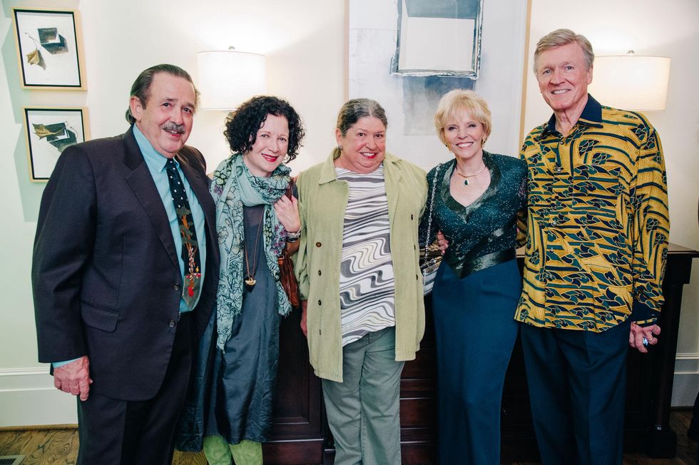 10 Bob Shell, from left, Melissa Ellis, B.J. Shell and Gloria and Tom Pearson at the Green Hearts Gala February 2015