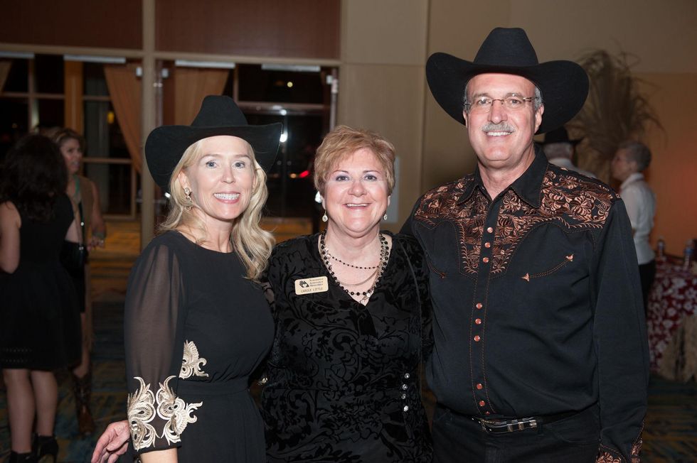 10 Carol Lockwood, from left, Carole Little and Mike Watford at the Northwest Ministries Jeans & Jewels Gala October 2014