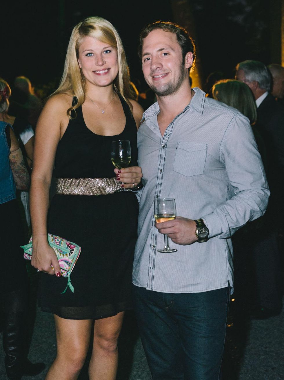 10 Courtney Stalzer and Michael Feldman at the Bayou Preservation Association's Born on the Bayou party October 2013