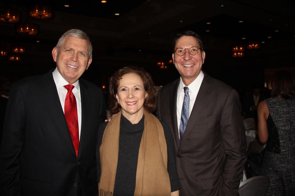 10 Don Nelson, from left, Franelle Rogers and Scott McClelland at the Rodeo Trailblazer Awards Luncheon February 2015