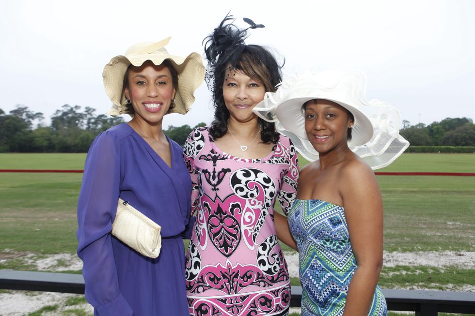 10 Dr. Crystal Wright, from left, Wondy Weston and Dr. Jakeen Johnson at the Health Museum's Polo benefit April 2014