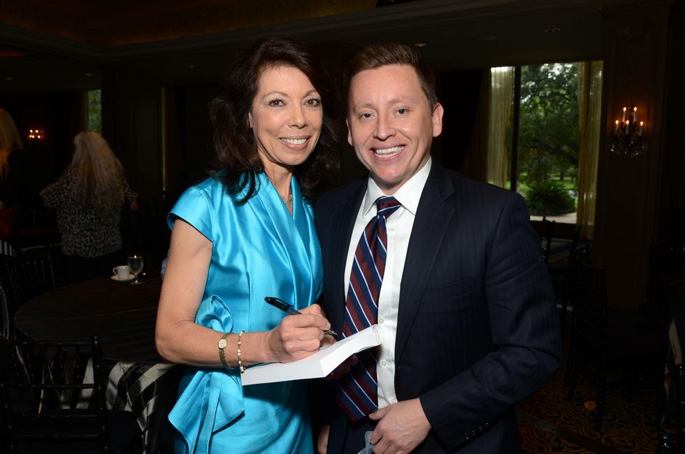 10 Dr. Margaret I. Cuomo and Carlos Perez at the inaugural Blue Cure luncheon and lecture