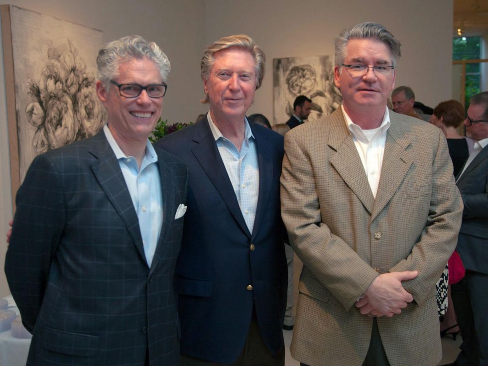 10 Ed Shoemake, from left, Richard Long and Ted Schultz at Musiqa's Spring Benefit May 2014