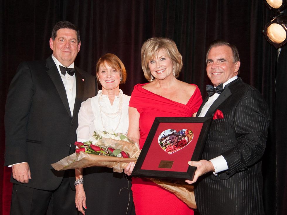 10 Frank and Carolyn Grese, from left, Jan Carson and Tim Connolly at Heart Ball February 2014