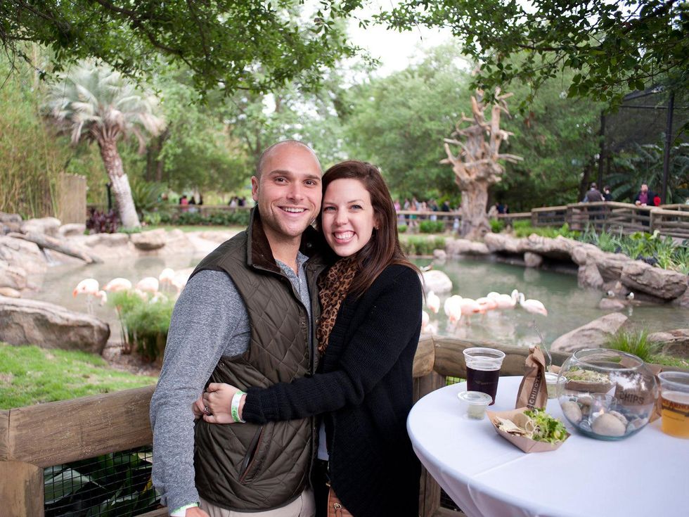 10 Houston Zoo Flock Pink Flamingo Party May 2013 Brad Rossacci and Skyler Rossacci