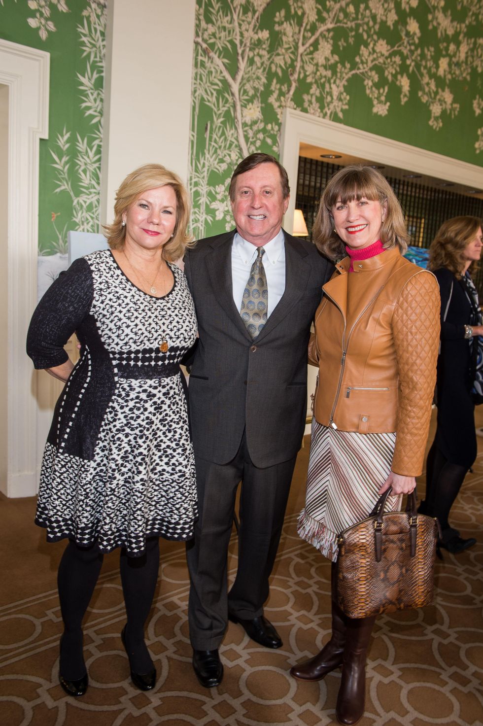 10 Jean Brackendorff, from left, Frank Hood and Charlotte Jones at the HSPVA 9th Annual Encore for Excellence luncheon February 2015