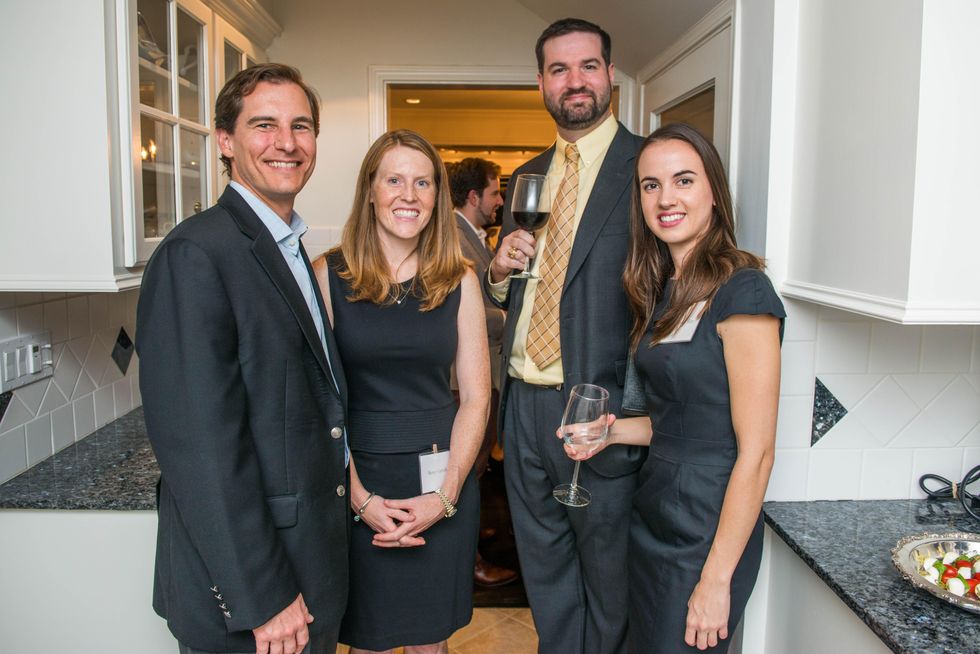 10 Joe and Betsy Carvelli, from left, Robert Little and Genevera Allen at the HGO Young Patrons Kick-off September 2014