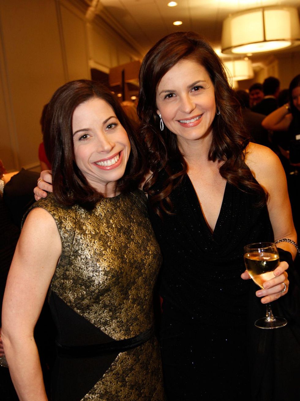 10 Laina Miller, left, and Naomi Levy at the Seven Acres Gala February 2014