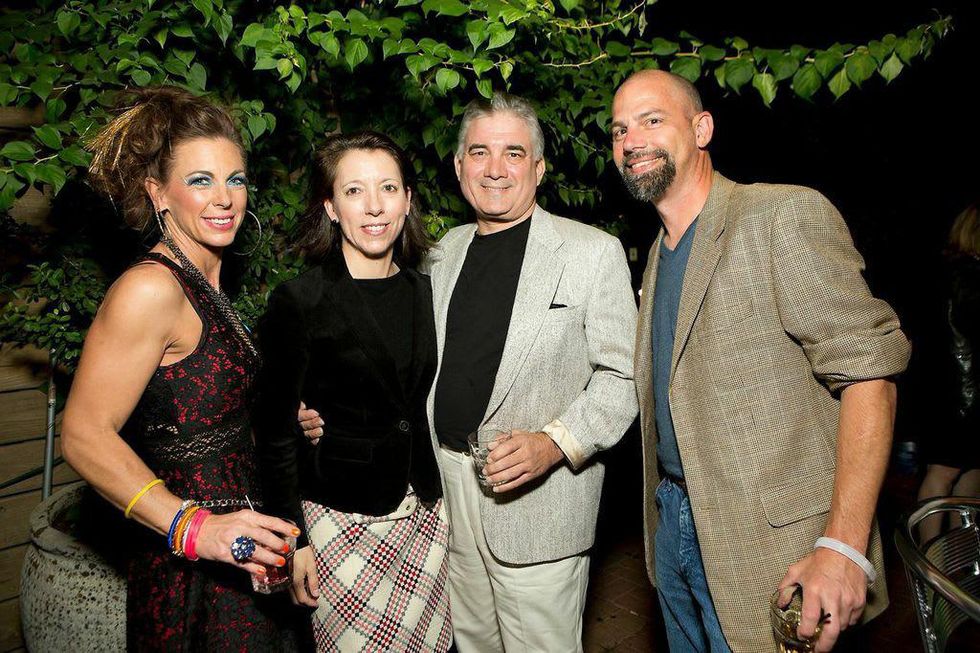 10 LaTricia Duke, from left, Felicia Harris, John Hoss and Ted Dahlin at the K9s 4 Cops benefit November 2014