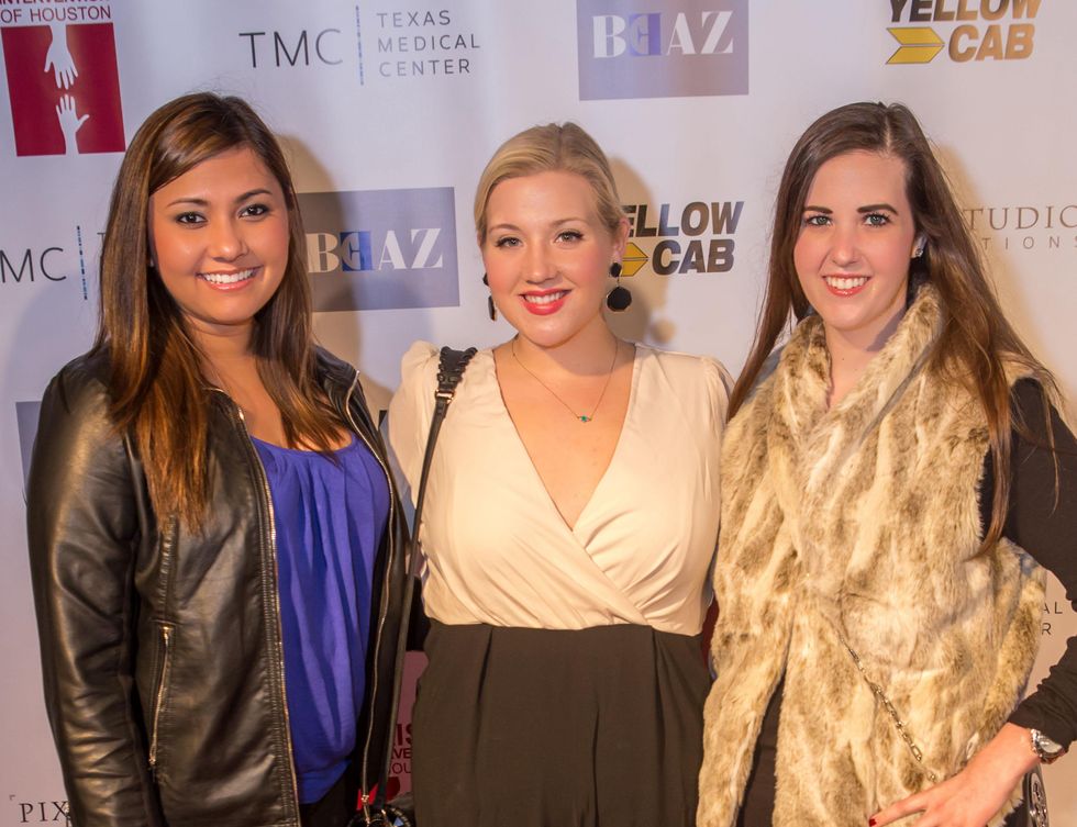 10 Leandra Taylor, from left, Stephanie Becker and Kelsi Woods at the Beat the Holiday Blues event December 2014