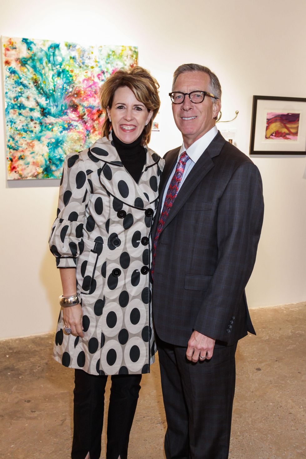 10 Lynne and Jim Vanderhider at the Art on the Avenue benefit November 2014