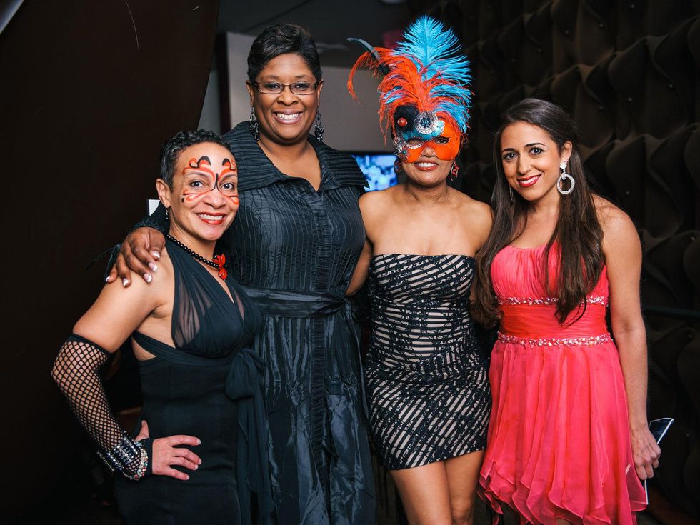 10, Museum of Cultural Arts Houston (MOCAH) event, January 2013, Rhonda Adams, Yolanda Green, Sarita Dean, Sonia Azad