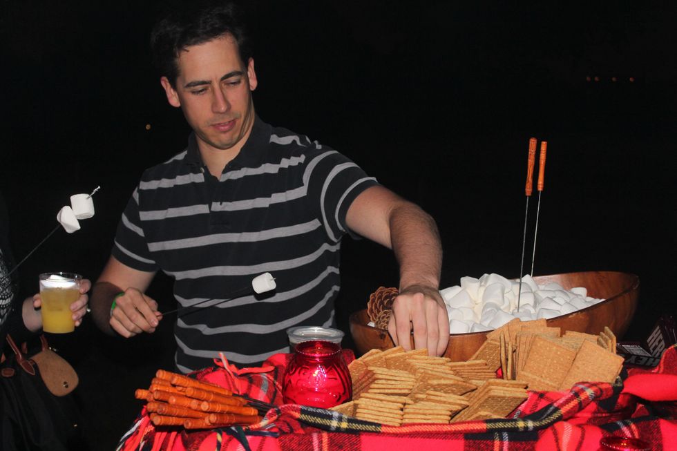 10 Nick Ondrasek at the Herman Park Conservancy Ski the Green party November 2013