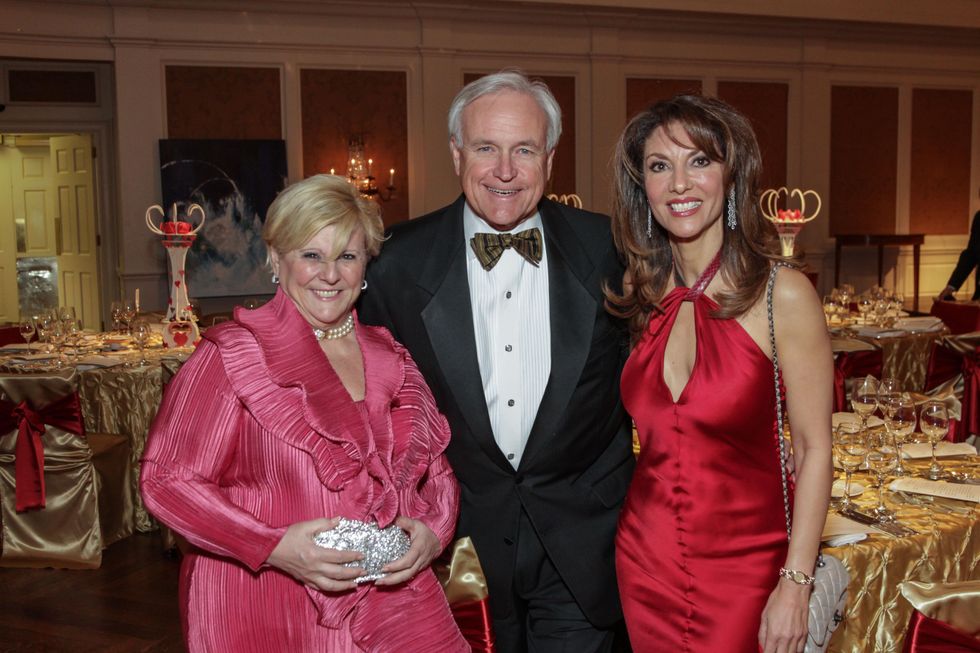 10 Paula Sutton, from left, Bill King and Neda Ladjevardian at the Gaston LeNotre Scholarship Gala February 2015