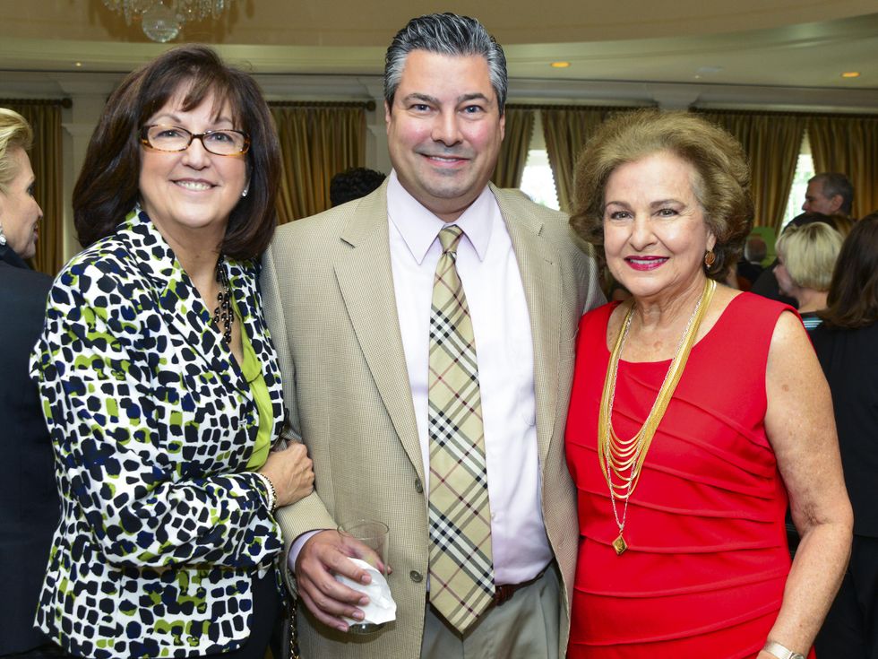 10 Peggy and Erik Carrington, from left, with Joann Crassas at the Baylor Teen Health Clinic luncheon October 2013