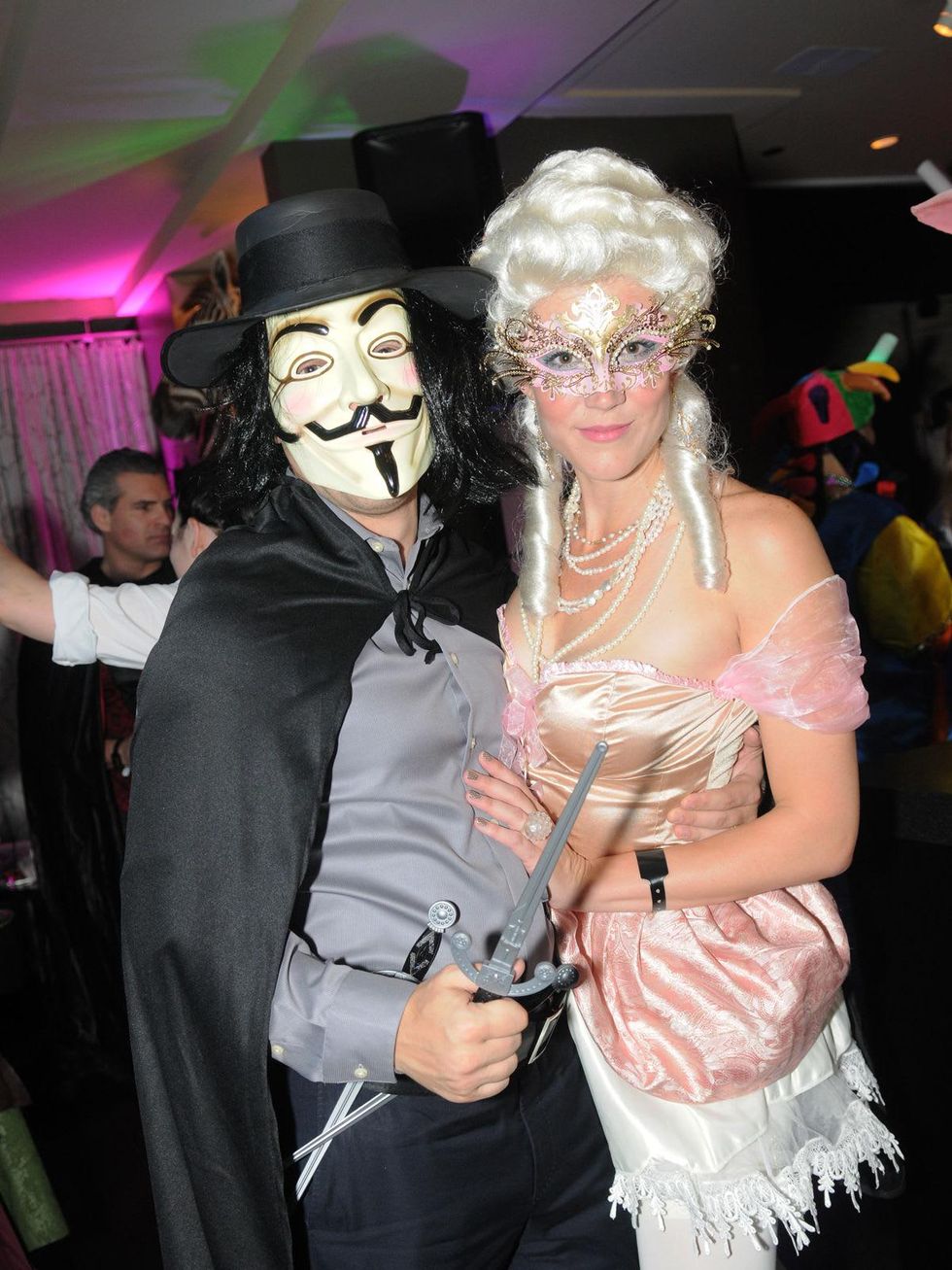 10 Roman Belotserkovskiy and Erika Doerr at Hotel ZaZa's Halloween party October 2013