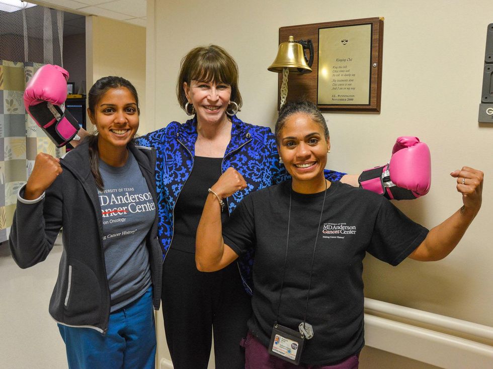 10 Shelby is a fighter ringing the bell after cancer treatment October 2013
