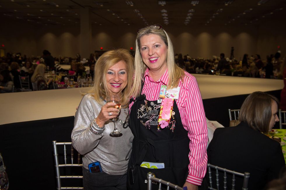 10 Susan Schexnayder, left, and Gaylon Gullquist at the Nutcracker Market Macy's luncheon November 2014