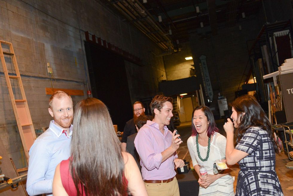 10 The crowd at the Alley Theatre Young Professional Event - Dracula October 2014.