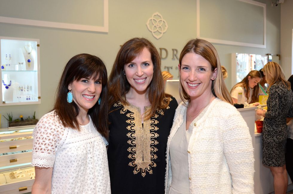 10 Women of Wardrobe Kendra Scott event May 2013 Lauren Mills, Mary Patton, Mandy Porter