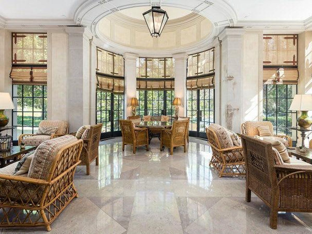 The conservatory in the main house. - CultureMap Houston