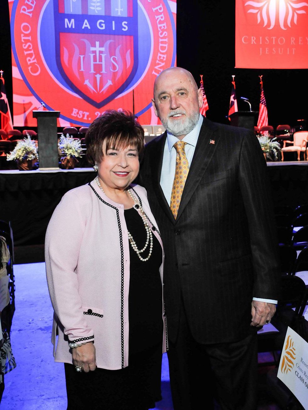 1001 Cristo Rey Jesuit graduation June 2013 Trini Mendenhall-Sosa, Frank Sosa