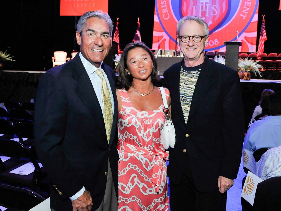 1002 Cristo Rey Jesuit graduation June 2013 Joe Turano, Lucia Warden, David Warden