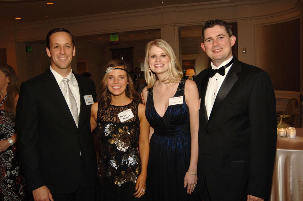 101 Blake and Morgan Hotzel, from left, and Tamara and Mike Woods at the UH Law Center Gala April 2014