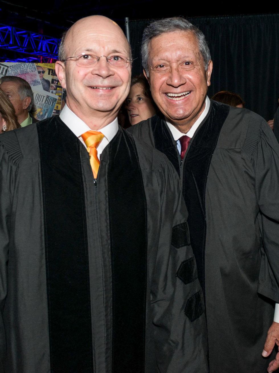 1018 Cristo Rey Jesuit graduation June 2013 Ron Martin, Lupe Fraga