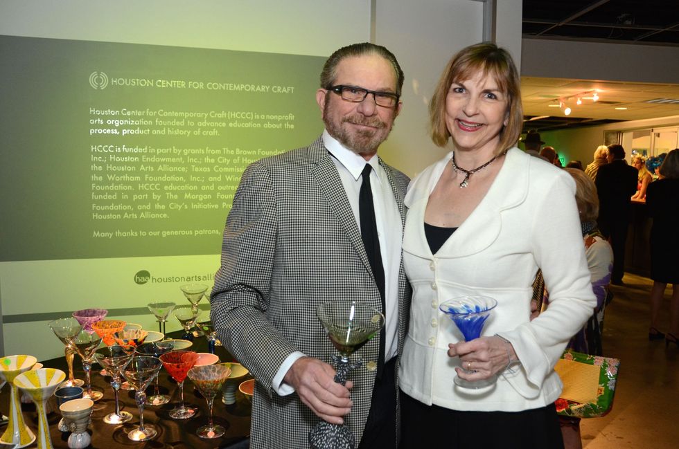 104 Marshal and Victoria Lightman at the Craft Museum Martini Madness party January 2015