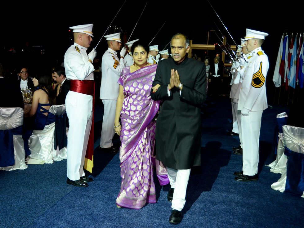 106 Nandita and Harish Parvathaneni at the Consular Ball October 2013