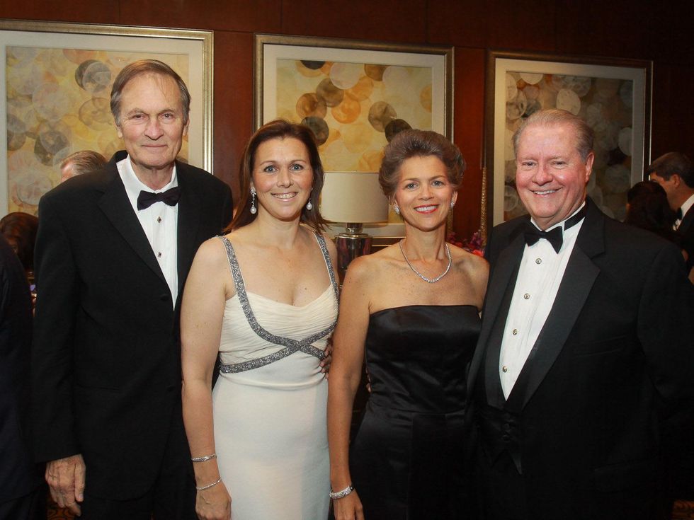 107 Fred and Donatella Benckenstein, from left, with Bain Pearson and John R. Pitts at the Big Brothers Big Sisters gala.