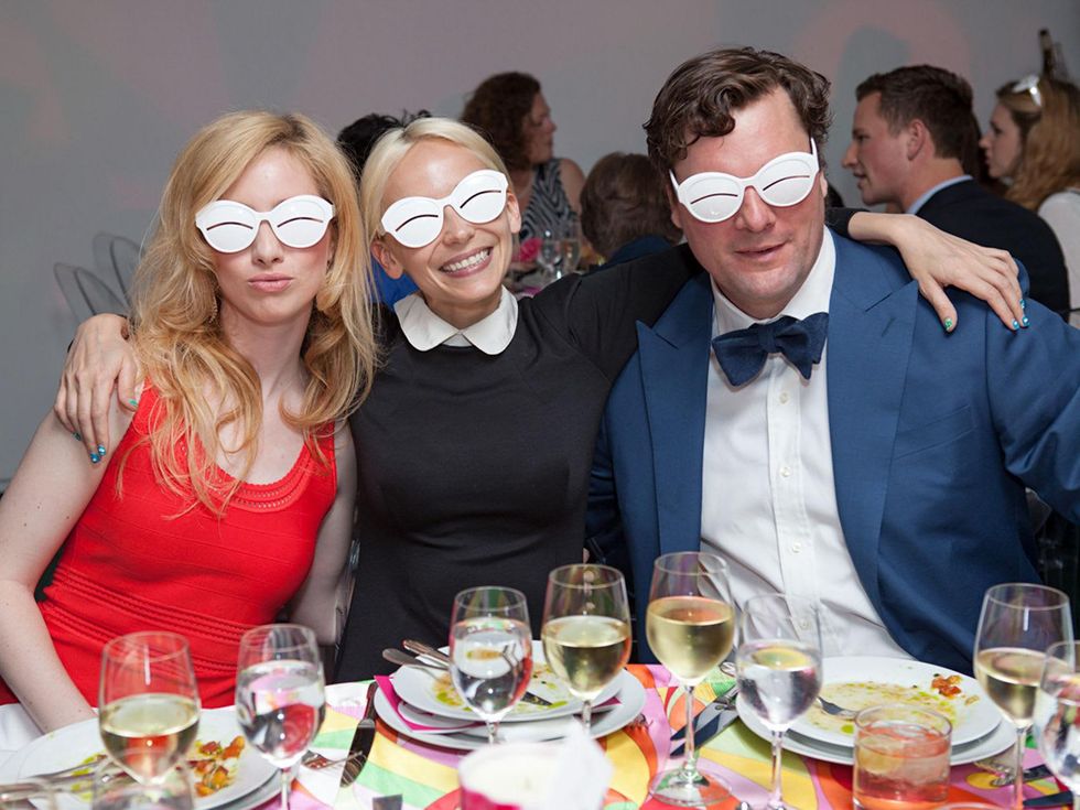 107 Kaleta Blaffer Johnson, from left, Tracey Langfitt and John Blaffer Royall at the Blaffer Gala May 2014