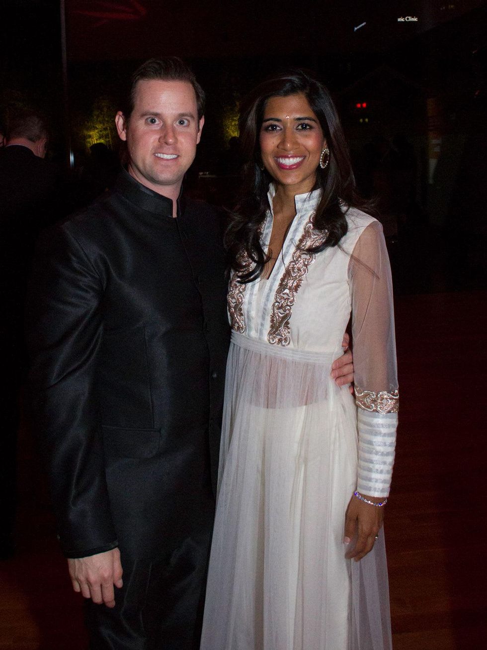 11 0276 Chris and Divya Brown at the Asia Society Spotlight Asia party April 2014